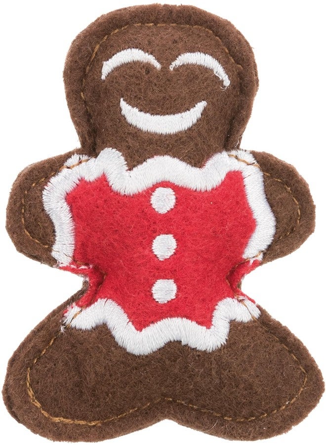 TRIXIE Xmas Elk and Gingerbread Figure Toy for Cats - Interactive Christmas Cat Toy Promoting Fun, Exercise & Engagement | Soft Plush Play Toy Ideal for Active Indoor Cats - Image 4